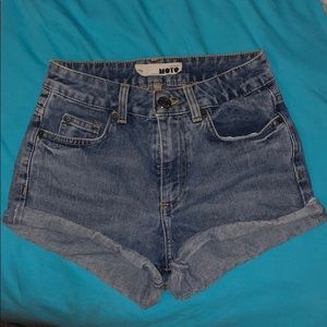 Topshop jean shorts